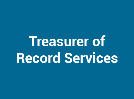 Treasurer of record services